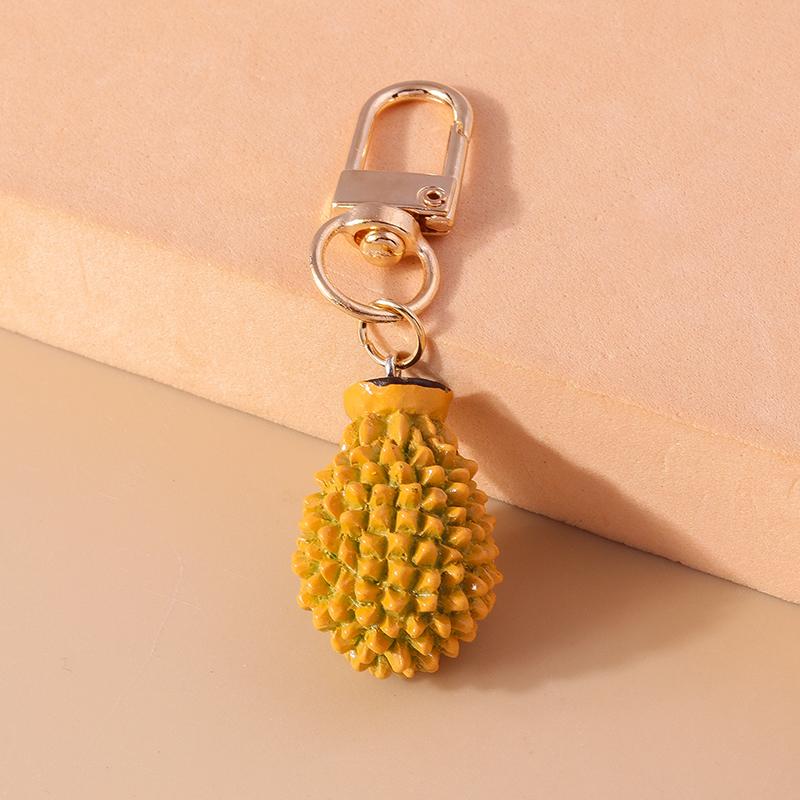 Cute Resin Ice Cream Keychain Simulated Food Key Ring Pendant for Women Girls Handbag Decor DIY Handmade Jewelry Gift