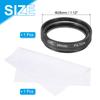 Uxcell 28mm Circular Polarizing Filter Double Side Multilayer Coating Polarizing Filter with Cleaning Cloth for Camera Lens