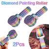 2Pcs DIY  Painting Roller Colorful  Painting Tool   Embroidery