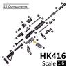 1/6 Maßstab HK416 Sturmgewehr RPK 74 PKP Maschinengewehr Soldat SWAT Armee Militärwaffe Actionfigur Bausatz Modell Puzzlespielzeug