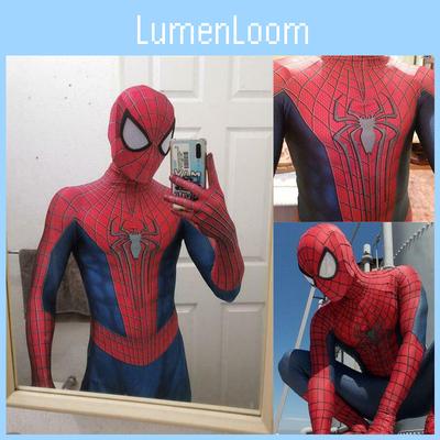 Breathable Comfortable Spiderman Zentai Suit For Adults Halloween Costume