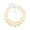 Trendy Personalized Design Big Small Round Bead Beaded Necklace Set Exaggerated Simple Fashion Choker Necklace For Women