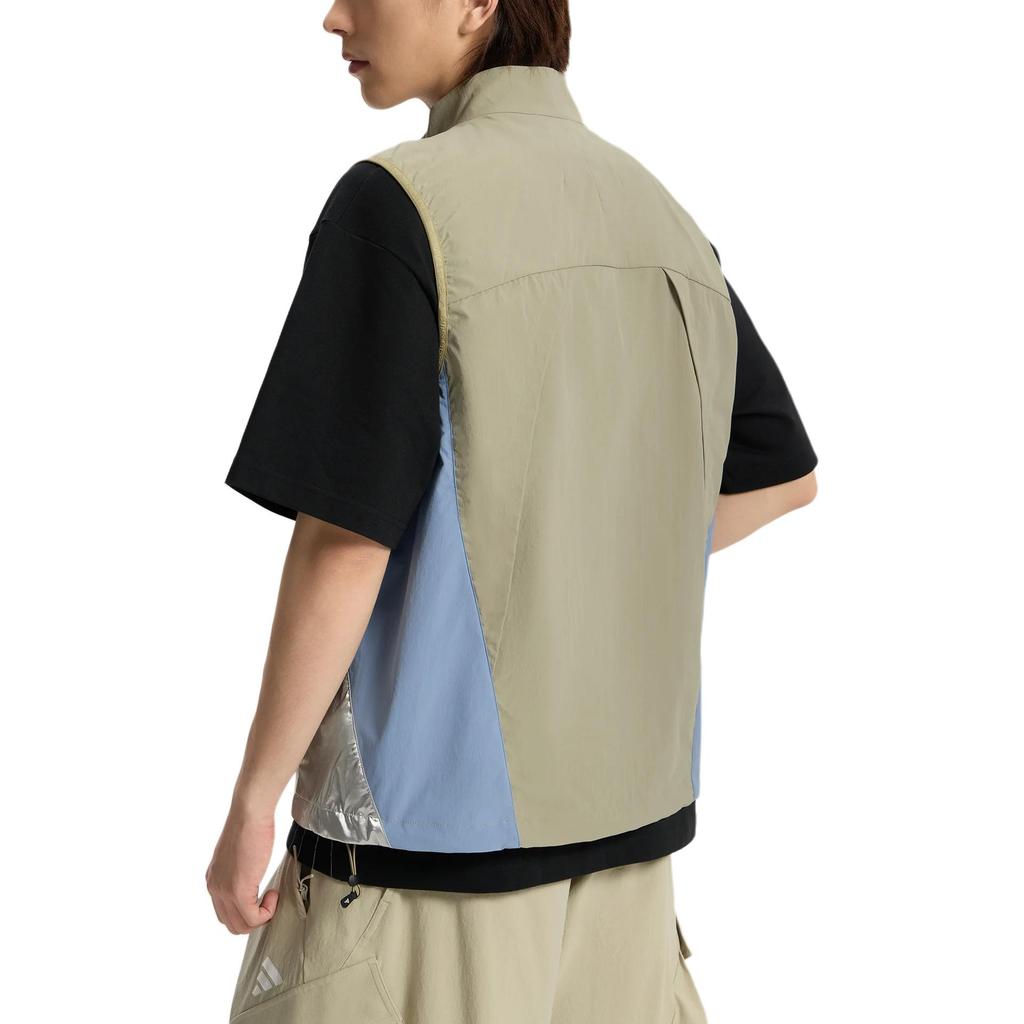 adidas Future Style Vest UV Protection Solid Color Zip Collar Jacket Men Jacket KR5031