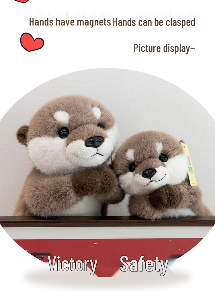 Adorable Otter Plush Toy Pendant – Cute Marmot Figurine Ornament Gift