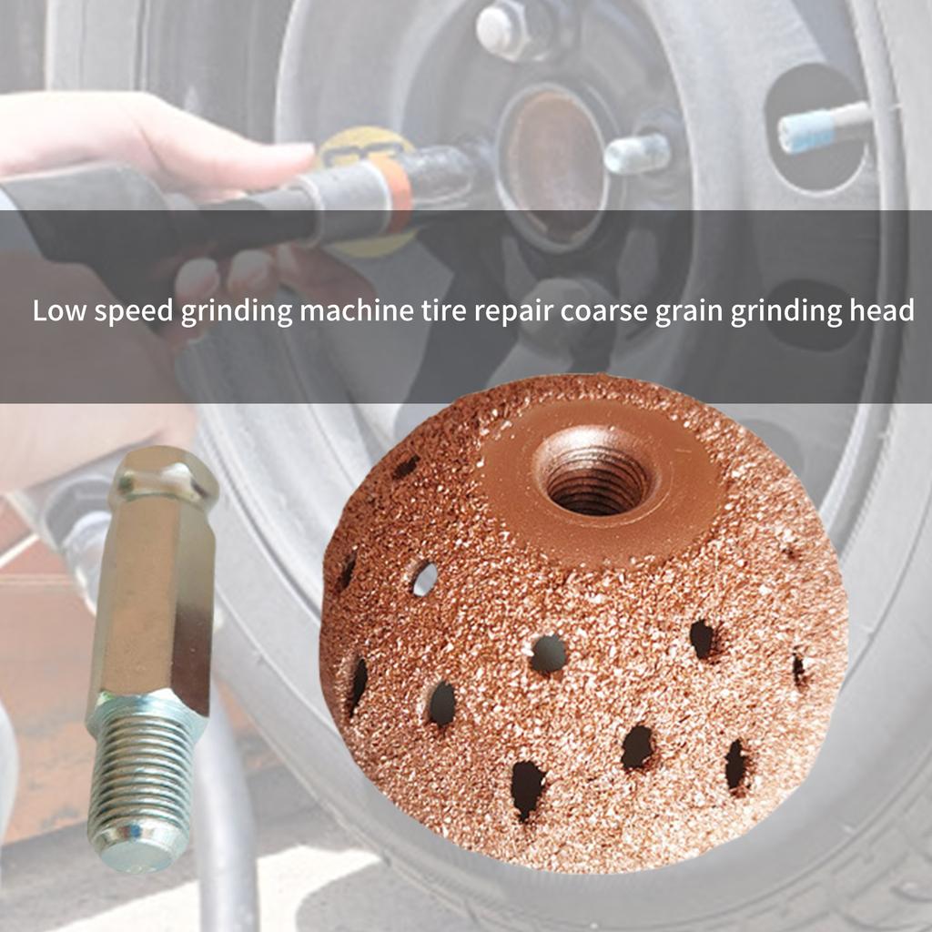 38mm Professional Wheel Tire Repair Grinding Head With Connecting Rod for Effective Tire Buffing Refinishing Maintenance