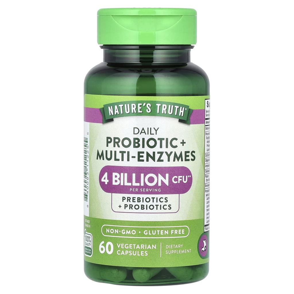 Nature'S Truth, Daily Probiotic + Comprehensive Enzyme, 60 Veggie Caps