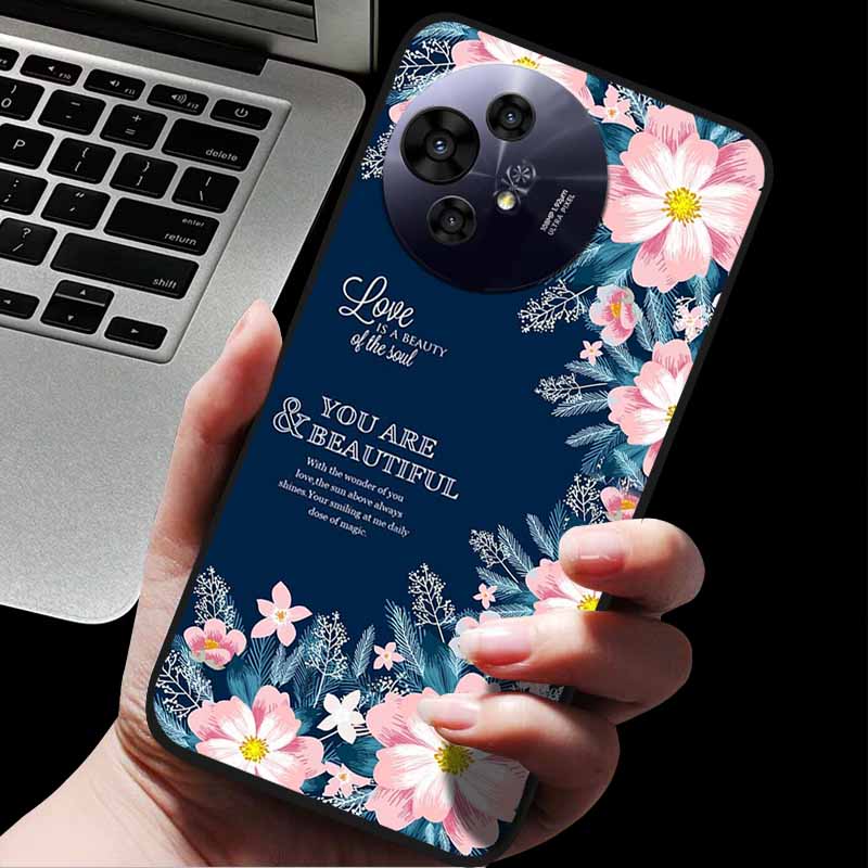 Per custodia TCL 50 Pro NxtPaper / 50 NxtPaper Custodie Cover Posteriore Protettiva in Silicone con Animali alla Moda Per Custodia Telefono 50 Pro NxtPaper 5G Capa
