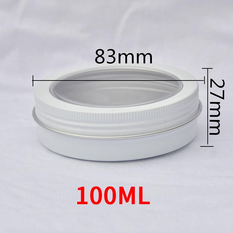 10 szt. Aluminiowe Puszki Pojemniki Pudełka 5ML/10ML/15ML Puste Na Krem Balsam Paznokcie Świeca Kosmetyki Okrągłe