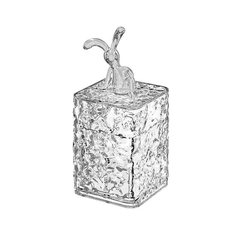 Zahnstocherbox, Staubdichte Aufbewahrungsbox für Wohnzimmer zu Hause, Zahnstocherglas, Zahnseideglas, Wattestäbchenbox, Zahnstocherzylinder