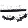 Office Document Clamps Binder Clips Foldback Office Supplies Black Grip Clamps