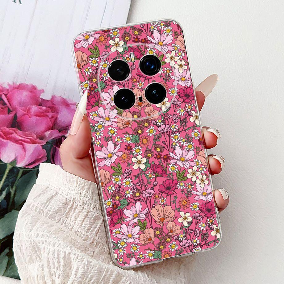 Soft Liquid Silicone Back Cover For Honor Magic 7 Pro Magic6 Lite Magic 5Lite Phone Case Marble Gothic Style Cartoon Clear Coque