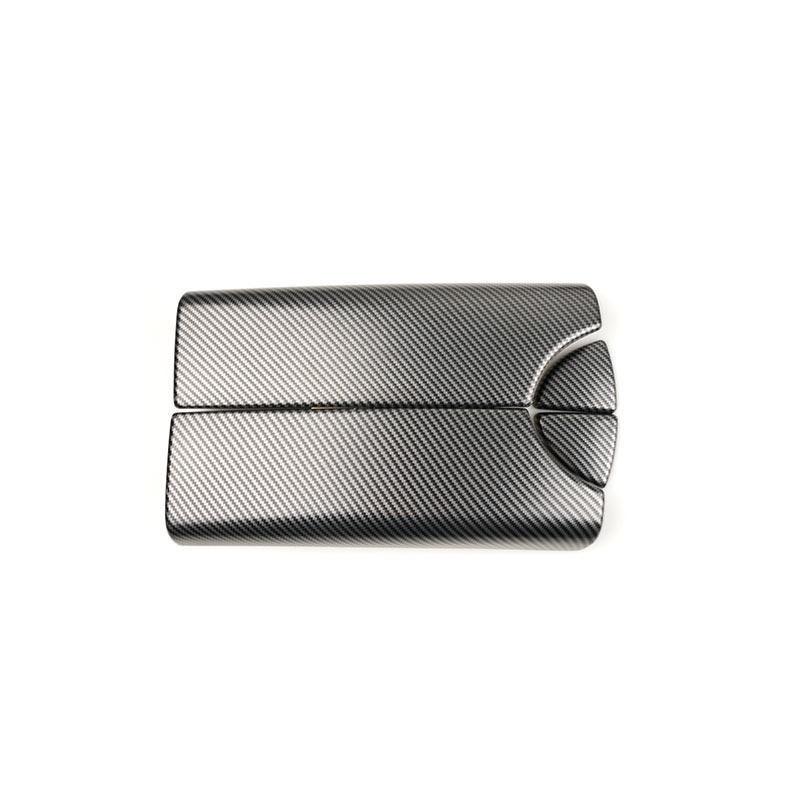 Car Center Console Lid panel Armrest Box Trim Carbon Fiber Texture For Mercedes Benz E class W211 2003 2004 2005 2006 2007 2008
