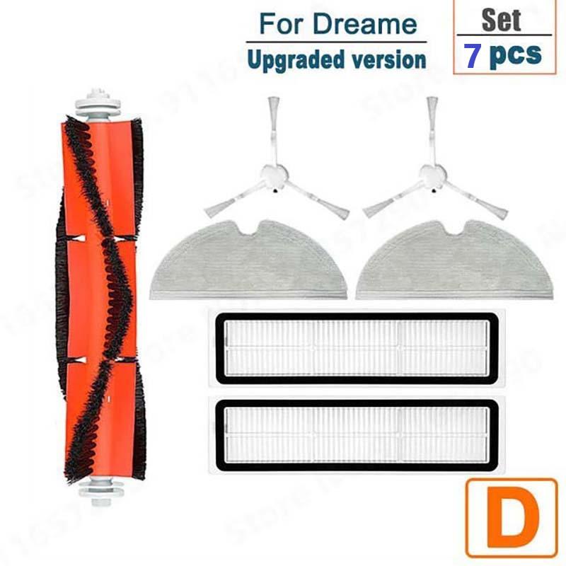 For Xiaomi Dreame D9 Bot L10 Pro Spare Parts Side Main Brush Filter Mop Cloth Robot Vacuum Cleaner Accessories Set For Home