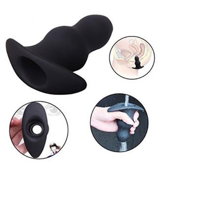 Dutý silikonový anální kolík Anus Erotické hračky Muži Žena Rozšiřovač hýždí Stimulátor
