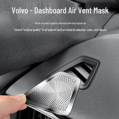 Stainless Steel Protective Cover for Volvo XC60/S60/V60 Console Air Vent