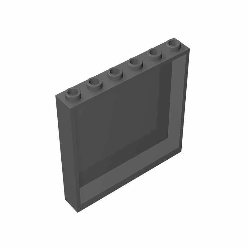 

20pcs MOC bricks 1x6x5 window glass house wall compatible with 59349 building block panel assembly accessories