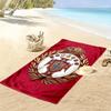 Portugiesisches Erbe Emblem Strandtuch Strandtuch für Urlaubsfotos Tragbar für Reisen Saugfähiges Badetuch Schwimm-schnelltrocknendes Badetuch