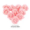 10-30pcs 6.5CM Rose Flower Head Artificial Foam Rose for Wedding Bride Bouquet Home Decoration Birthday Party DIY Gift Crafts