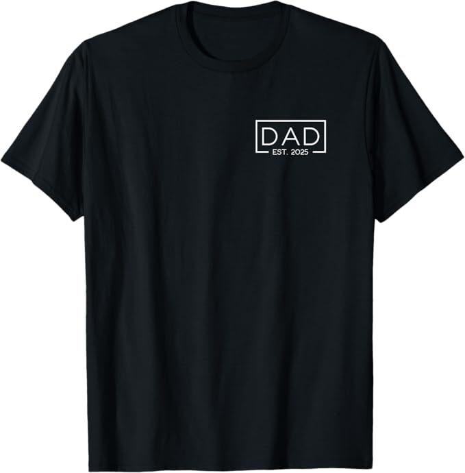 Dad Est. 2025 Logo Father 2025 loading New Dad 2025 T-Shirt