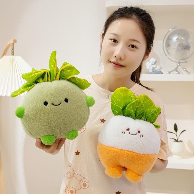 Cartoon Vegetable Plush Doll Children'S Paradise Playhouse Vegetable Props Amusement Park Toy Throw Pillow