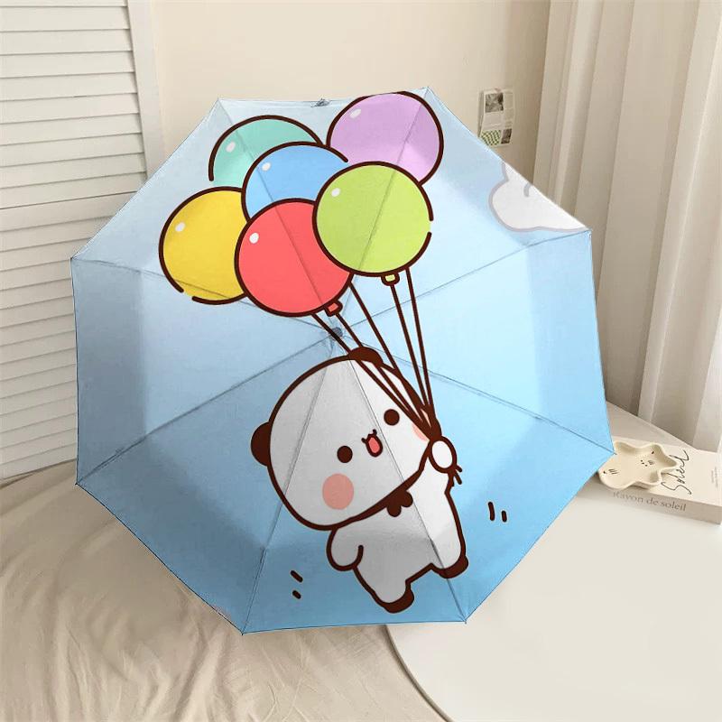 

1PC panda balloons Umbrella-8-Rib Reinforced Portable Folding Travel Suitable for All Seasons Outdoor Daily Use-H0400