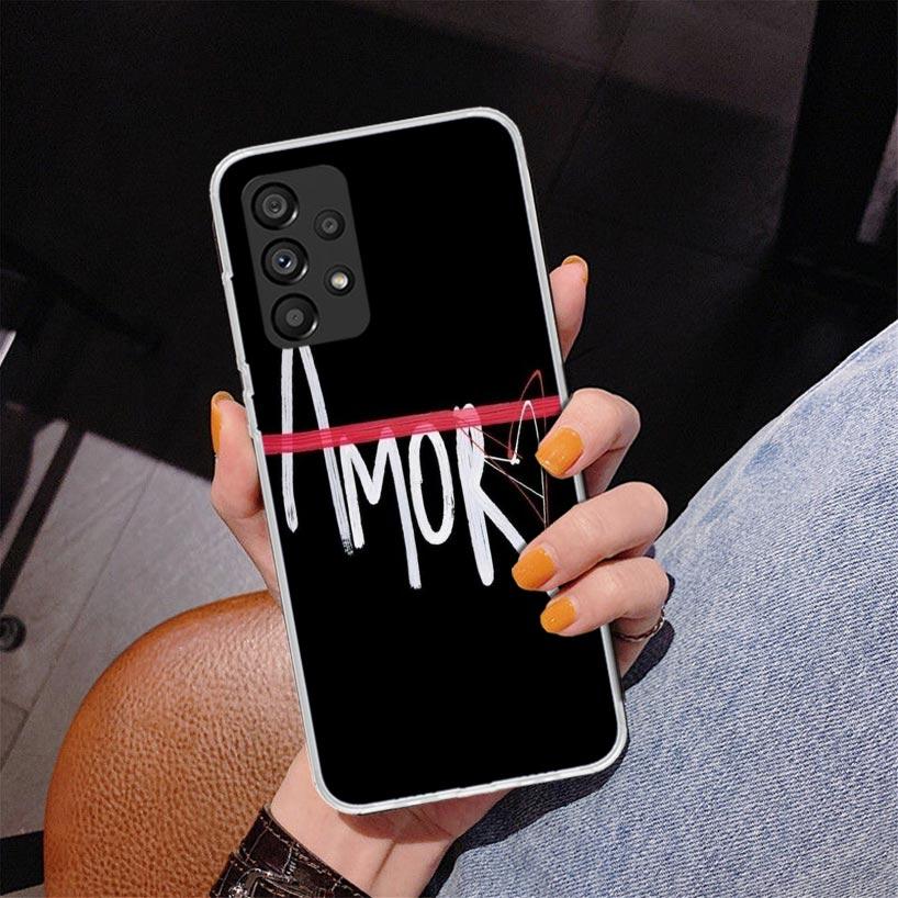 AMOR This Is Love Phnoe Case for Samsung Galaxy A17 A37 A57 A16 A26 A36 A56 A15 A14 A13 A55 A54 A53 A35 A34 A33 A25 A24 A23 A52