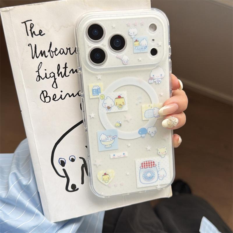 

Custom Star Yogurt-kun Magnetic Stand for iPhone 17/16 Pro Max/15 Pro Women s Case iPhone 16 Pro Max