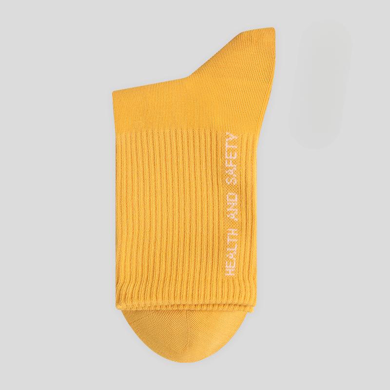 

Носки Четыре Сезона, Антибактериальные Носки до Середины Икры, Модные Длинные Носки, Спортивные Носки, Мужские Носки с Жаккардовым Узором в Виде Букв 1 pair имбирный