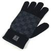 Louis Vuitton M70006 Damier Graphite Gon Petit gloves wool / polyester Black