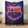 1 pezzo Coperta Morbida Calda FCB Coperta per Riposo per Divano Sofa Ufficio Letto Campeggio Viaggio, Confortevole