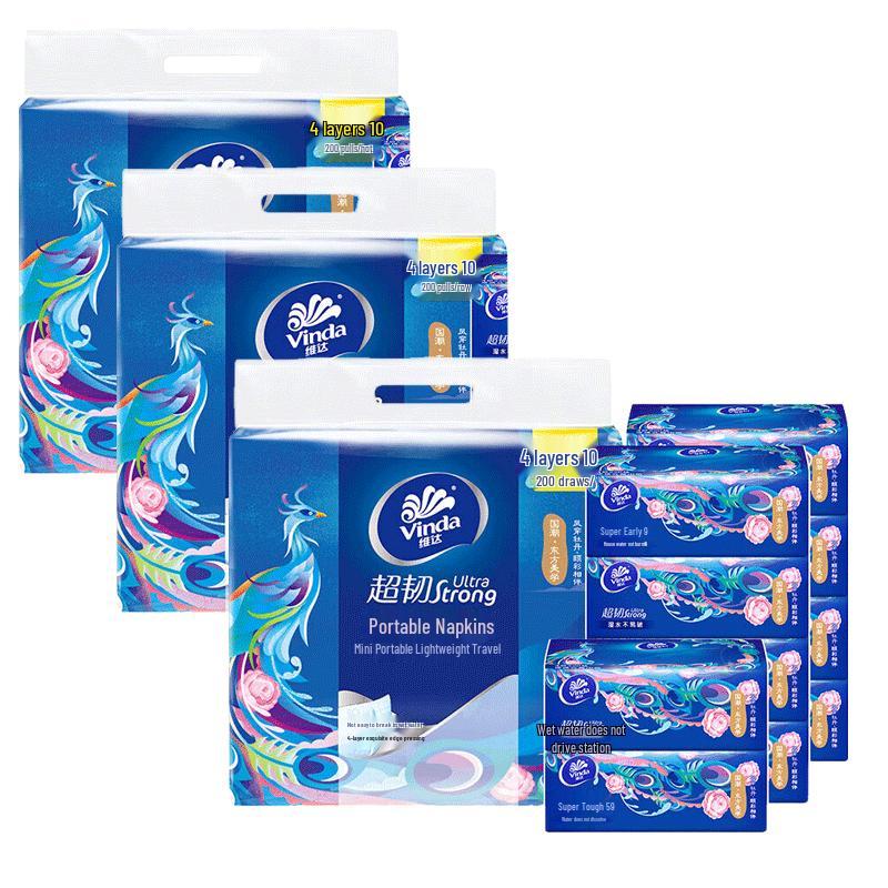 Vinda Ultra-Tough 4-Ply Facial Tissues