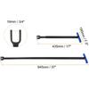 HARFINGTON Water Meter Key, 37 Inch Adjustable Enforced Steel T-Handle Water Shut Off Water Meter Wrench with 4-way Multi-Functional Utility Key for