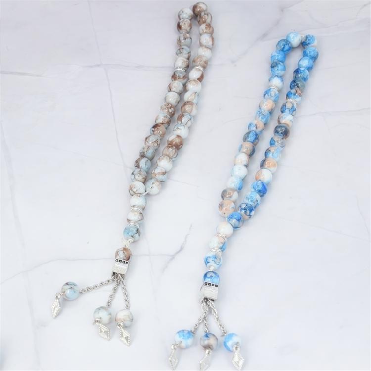 Pulsera de Cristal 33 Cuentas Para Meditación Yoga Y Joyería Elegante Para el Día a Día Ajuste Cómodo Cadena para la Muñeca para Meditación