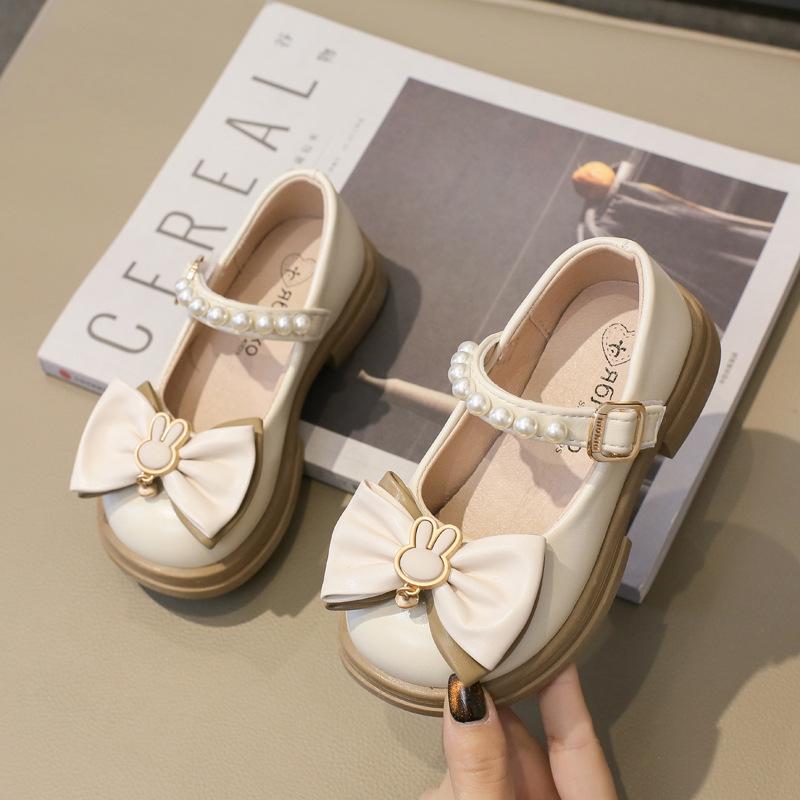 Girls Leather Shoes 2025 Spring and Autumn New Black Mary Jane Soft Sole Little Princess Girls Children Jk Single Shoes Summer Women