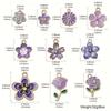 20pcs Elegant Enamel Charm Set, Jewelry Making Accessories Pendant,  for DIY Small Gifts for Friends and Family