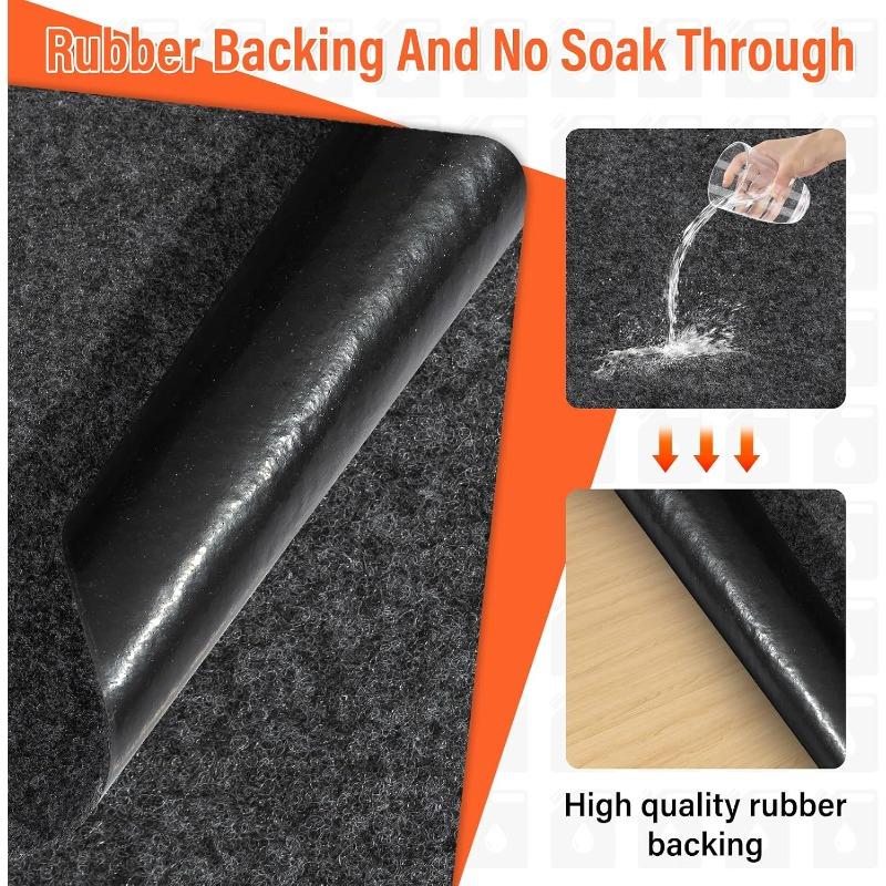 Oil Drip Mat Durable Reusable Washable Waterproof Back Garage Oil Spill Mat Prevent Oil Drain Pan Spills Under Car Oil Leak Mat