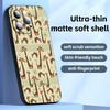 Süßes Giraffen-Handyhülle Für iPhone17 16 16e 15 14 13 12 11 Plus Mini Pro Max Weiche schwarze Stoßfeste Hülle