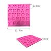 Letter Mold  Button Decoration Mat Cake Mold Bakeware Baking Alphabet Fondant Silicone Mold  Decoration Tools