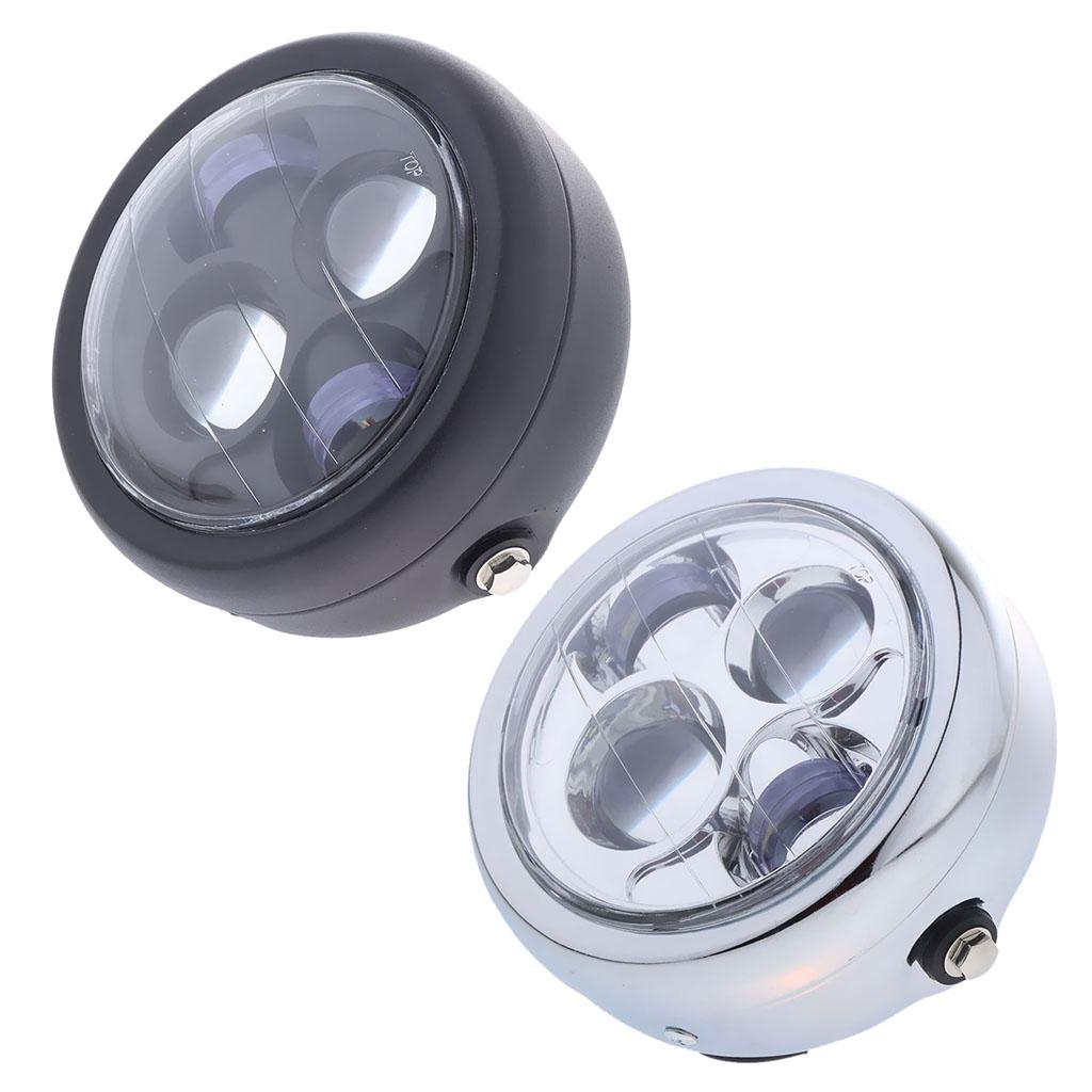 6.5inch Motorcycle Round Headlight LED Bulb Universal for 12v Motorbike Waterproof :IP67