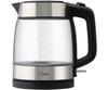 dretec Glass Kettle Black "Elder" 1.0L PO-161BK