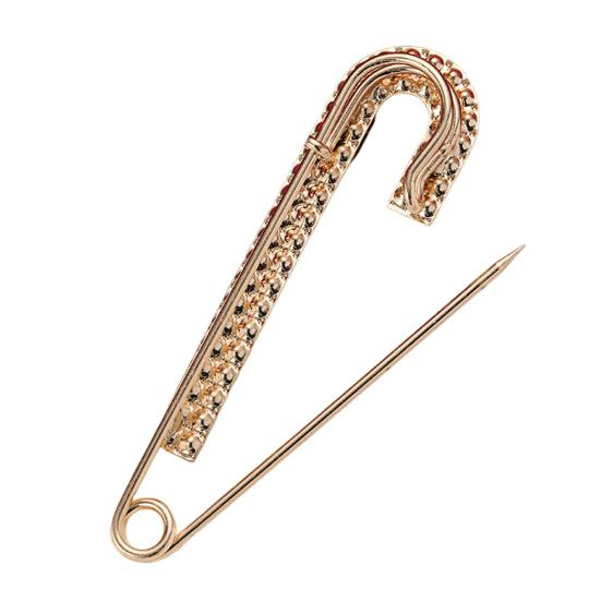Women Brooch Pin Sweater Shawl Clip Rhinestone Safety Pin Dress Shirt Clip Brooch for Cardigans Scarves