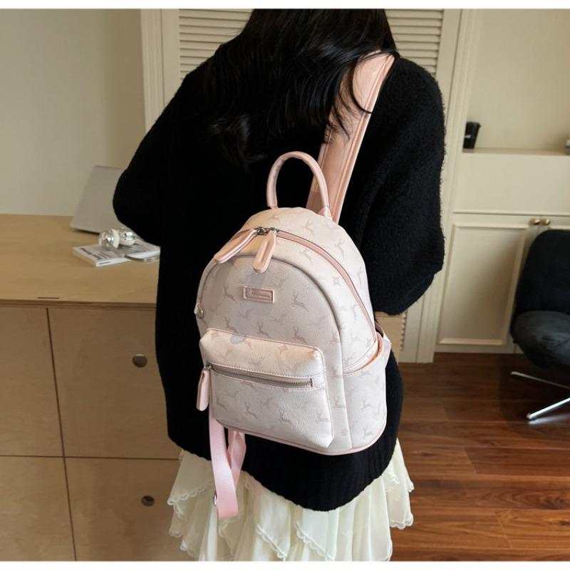 Backpack Women's Large Capacity Casual Versatile Student School Bag Street Trend High Value Travel Backpack