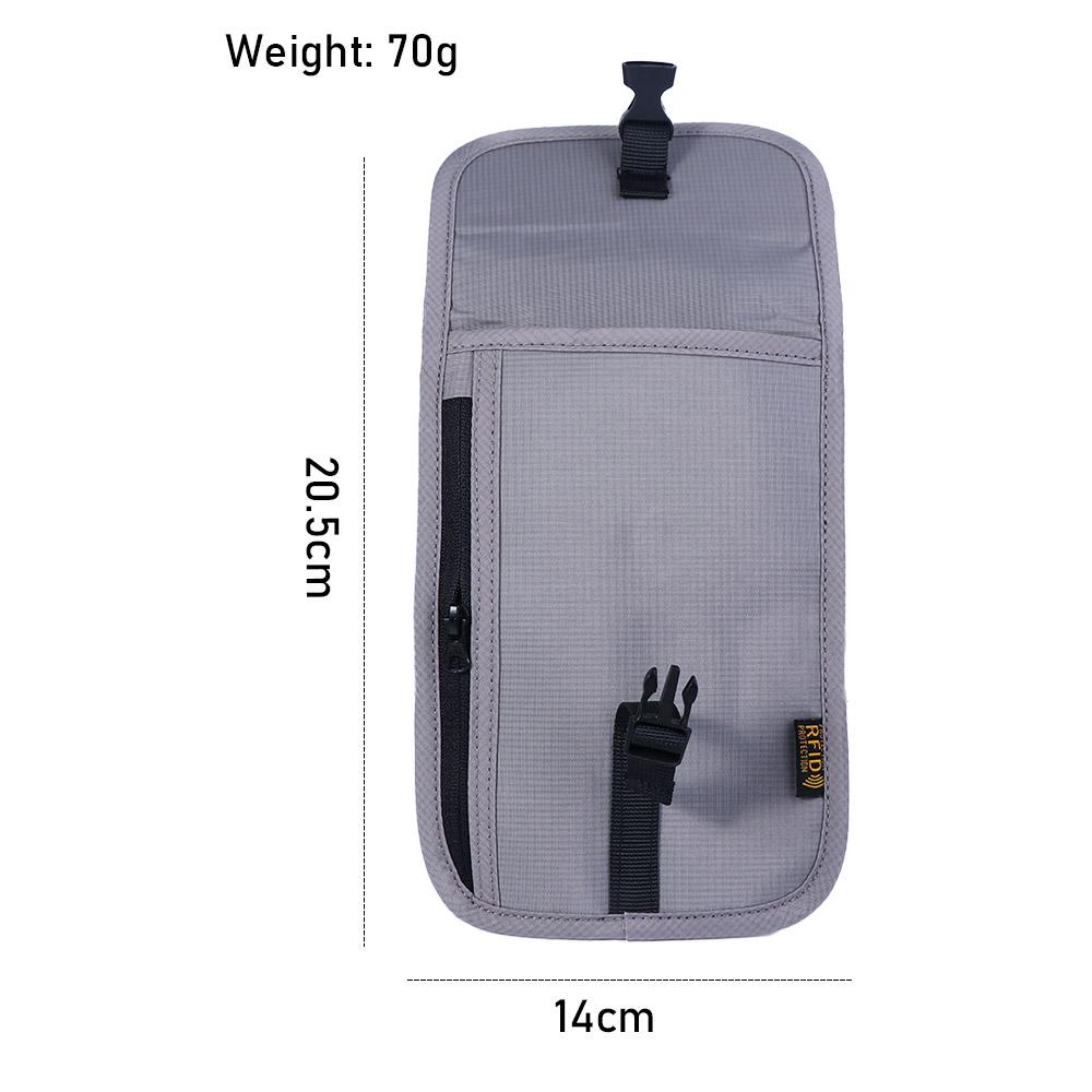 Tasche Bauchtasche Geldbörse Aufbewahrungstasche Kartenhalter Anti-Diebstahl-Geldbörse Nackentasche Reisepasshalter