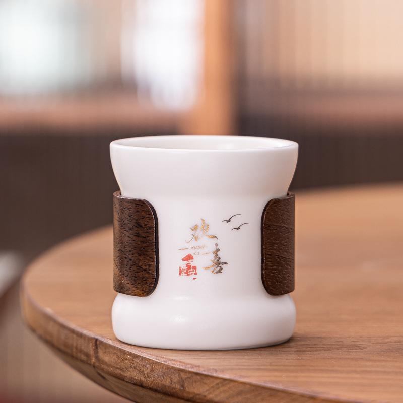 

Креативная китайская чашка-мастер против ожогов, большая чайная чашка, личный специальный набор для чая кунг-фу, чайная чашка печи Бай Жу, подарок