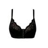 Zeriluna Lace Panel Front-Closure Bra: Soft & Comfortable Daily Wear