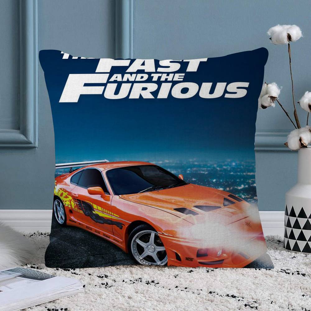 FFast and FFurious Pillowcase Toon Gift Cushion Cover Bedroom Home Sofa Chair Seat Decor Pillow Case