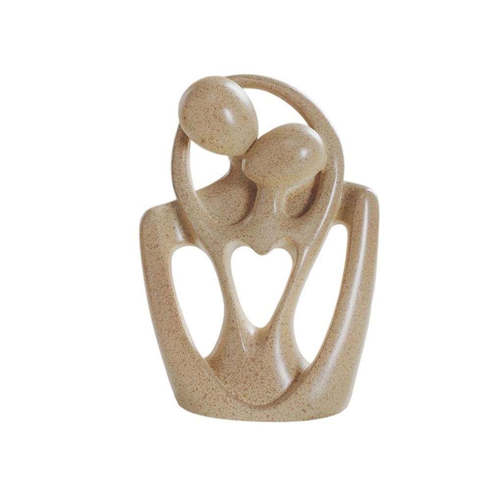 Contemporary Abstract Statue Decorative Resin Art Sculpture For Office Desk Bookshelfs And Modern Interior Designs Accent