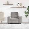 Armchair Light Grey 100x78x84 Cm Velvet