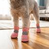 4PCS/SET Breathable Dog Mesh Shoes Wear Resistant Dog Net Shoes Dog Foot Cover For Dogs Cats