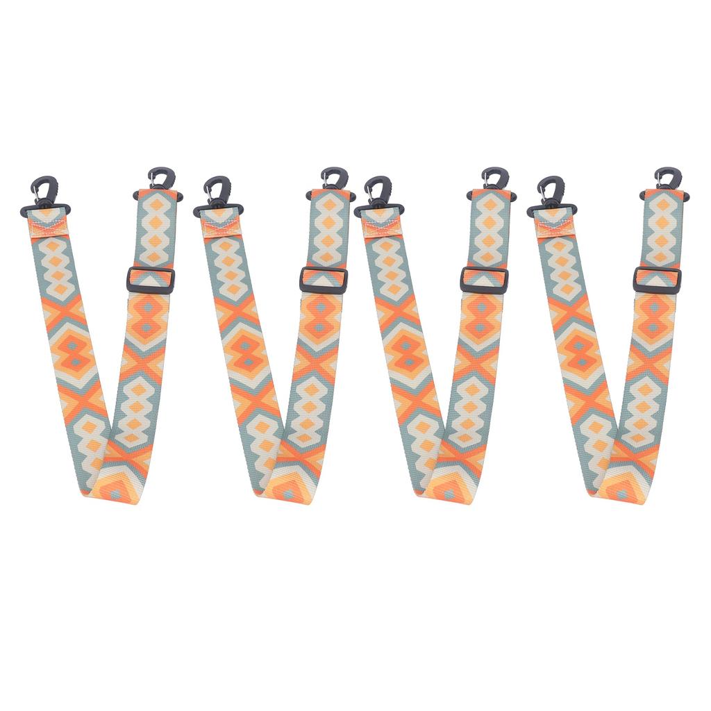 4pcs Ski and Snowboard Boot Carrier Strap Adjustable Thickened Nylon Ice Skates Shoulder Sling Blue Yellow 90cm